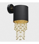 Milagro Kinkiet ALMERIA BLACK/GOLD 1xE27 MLP6438 Milagro Kinkiet ALMERIA BLACK/GOLD 1xE27 MLP6438