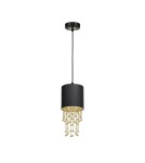 Milagro Lampa wisząca ALMERIA BLACK/GOLD 1xE27 MLP6439 Milagro Lampa wisząca ALMERIA BLACK/GOLD 1xE27 MLP6439