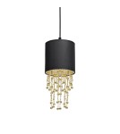 Milagro Lampa wisząca ALMERIA BLACK/GOLD 1xE27 MLP6439 Milagro Lampa wisząca ALMERIA BLACK/GOLD 1xE27 MLP6439