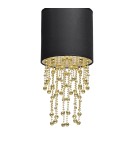 Milagro Lampa wisząca ALMERIA BLACK/GOLD 1xE27 MLP6439 Milagro Lampa wisząca ALMERIA BLACK/GOLD 1xE27 MLP6439