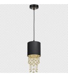 Milagro Lampa wisząca ALMERIA BLACK/GOLD 1xE27 MLP6439 Milagro Lampa wisząca ALMERIA BLACK/GOLD 1xE27 MLP6439