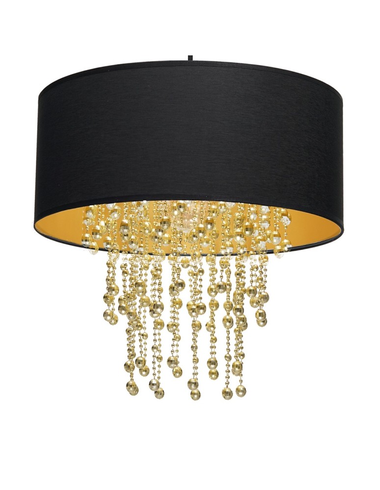 Milagro Lampa wisząca ALMERIA BLACK/GOLD 1xE27 MLP6441 Milagro Lampa wisząca ALMERIA BLACK/GOLD 1xE27 MLP6441