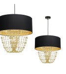 Milagro Lampa wisząca ALMERIA BLACK/GOLD 1xE27 MLP6442 Milagro Lampa wisząca ALMERIA BLACK/GOLD 1xE27 MLP6442