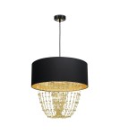 Milagro Lampa wisząca ALMERIA BLACK/GOLD 1xE27 MLP6442 Milagro Lampa wisząca ALMERIA BLACK/GOLD 1xE27 MLP6442