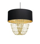 Milagro Lampa wisząca ALMERIA BLACK/GOLD 1xE27 MLP6442 Milagro Lampa wisząca ALMERIA BLACK/GOLD 1xE27 MLP6442