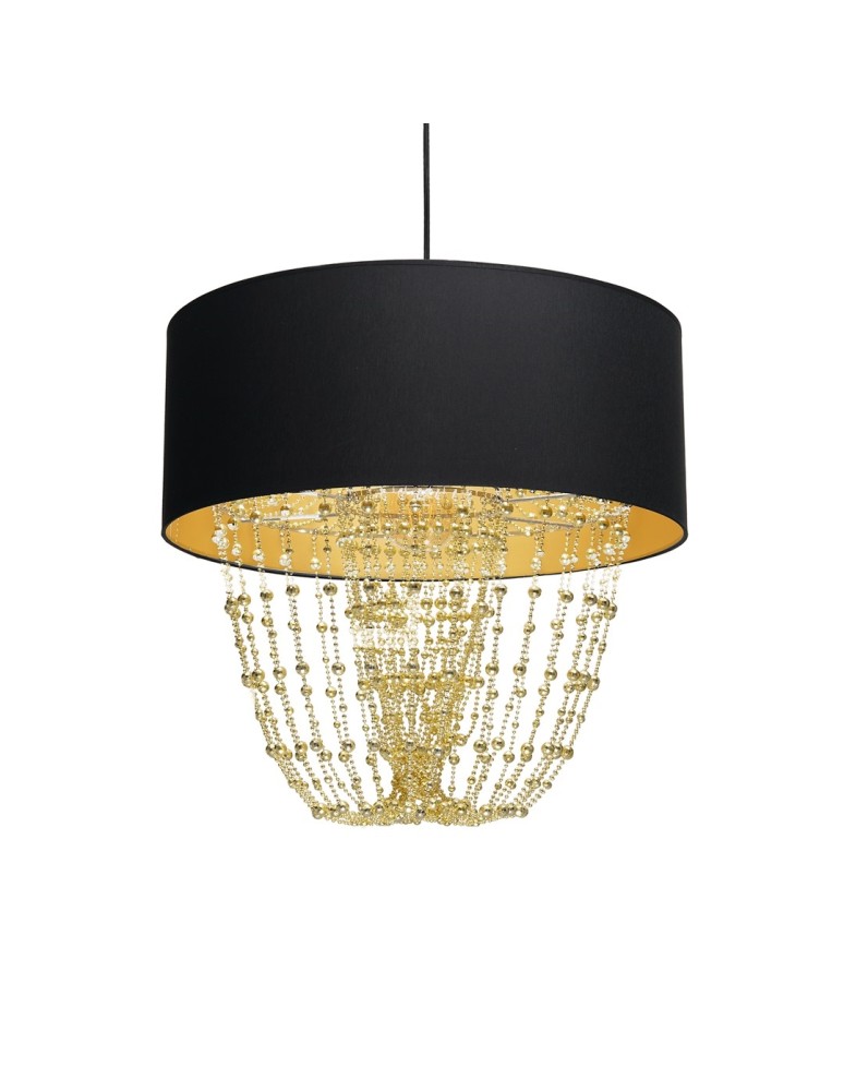 Milagro Lampa wisząca ALMERIA BLACK/GOLD 1xE27 MLP6442 Milagro Lampa wisząca ALMERIA BLACK/GOLD 1xE27 MLP6442