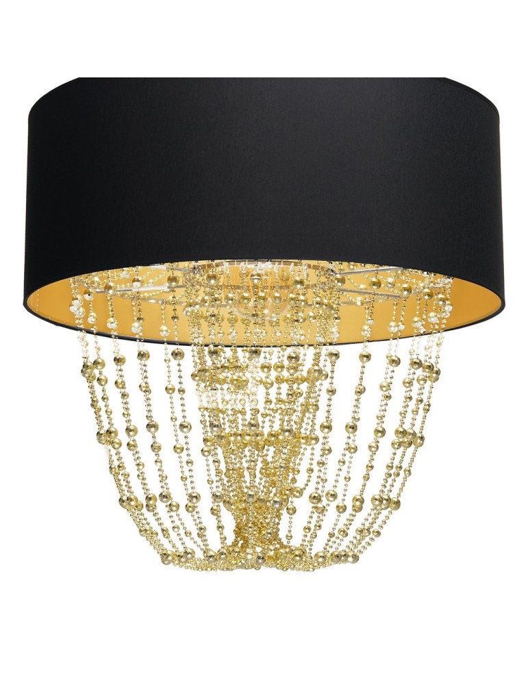 Milagro Lampa wisząca ALMERIA BLACK/GOLD 1xE27 MLP6442 Milagro Lampa wisząca ALMERIA BLACK/GOLD 1xE27 MLP6442