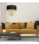 Milagro Lampa wisząca ALMERIA BLACK/GOLD 1xE27 MLP6442 Milagro Lampa wisząca ALMERIA BLACK/GOLD 1xE27 MLP6442
