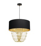 Milagro Lampa wisząca ALMERIA BLACK/GOLD 1xE27 MLP6442 Milagro Lampa wisząca ALMERIA BLACK/GOLD 1xE27 MLP6442