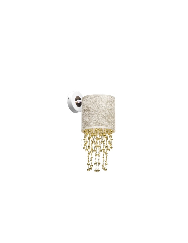 Milagro Kinkiet ALMERIA WHITE/GOLD 1xE27 MLP6443 Milagro Kinkiet ALMERIA WHITE/GOLD 1xE27 MLP6443