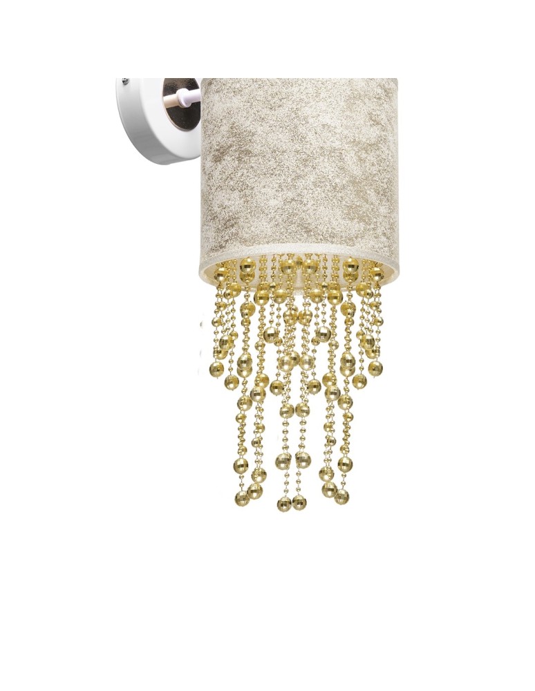 Milagro Kinkiet ALMERIA WHITE/GOLD 1xE27 MLP6443 Milagro Kinkiet ALMERIA WHITE/GOLD 1xE27 MLP6443