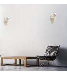 Milagro Kinkiet ALMERIA WHITE/GOLD 1xE27 MLP6443 Milagro Kinkiet ALMERIA WHITE/GOLD 1xE27 MLP6443