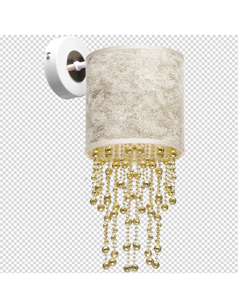 Milagro Kinkiet ALMERIA WHITE/GOLD 1xE27 MLP6443 Milagro Kinkiet ALMERIA WHITE/GOLD 1xE27 MLP6443
