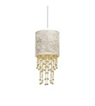 Milagro Lampa wisząca ALMERIA WHITE/GOLD 1xE27 MLP6444 Milagro Lampa wisząca ALMERIA WHITE/GOLD 1xE27 MLP6444