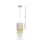 Milagro Lampa wisząca ALMERIA WHITE/GOLD 1xE27 MLP6444 Milagro Lampa wisząca ALMERIA WHITE/GOLD 1xE27 MLP6444