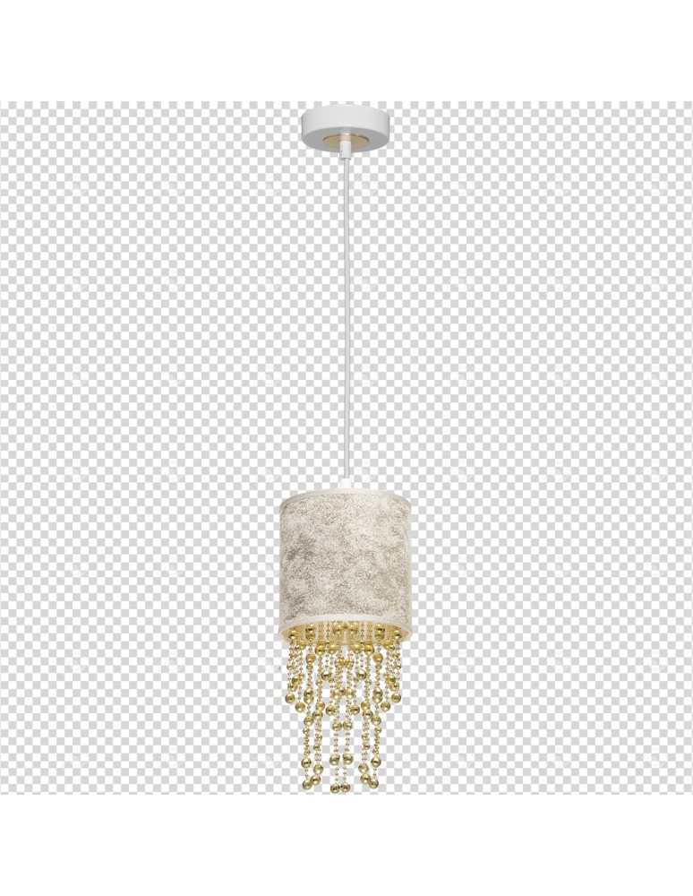 Milagro Lampa wisząca ALMERIA WHITE/GOLD 1xE27 MLP6444 Milagro Lampa wisząca ALMERIA WHITE/GOLD 1xE27 MLP6444