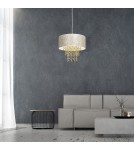 Milagro Lampa wisząca ALMERIA WHITE/GOLD 1xE27 MLP6446 Milagro Lampa wisząca ALMERIA WHITE/GOLD 1xE27 MLP6446
