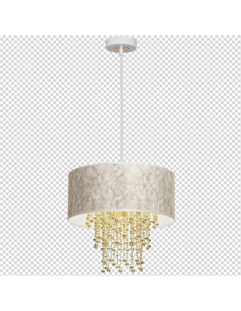 Milagro Lampa wisząca ALMERIA WHITE/GOLD 1xE27 MLP6446 Milagro Lampa wisząca ALMERIA WHITE/GOLD 1xE27 MLP6446