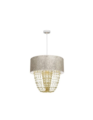 Milagro Lampa wisząca ALMERIA WHITE/GOLD 1xE27 MLP6447 - product 2
