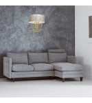 Lampy wiszące - Milagro Lampa wisząca ALMERIA WHITE/GOLD 1xE27 MLP6447 - product 5