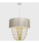 Lampy wiszące - Milagro Lampa wisząca ALMERIA WHITE/GOLD 1xE27 MLP6447 - product 8