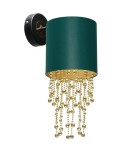 Milagro Kinkiet ALMERIA GREEN/GOLD 1xE27 MLP6448 Milagro Kinkiet ALMERIA GREEN/GOLD 1xE27 MLP6448