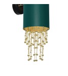 Milagro Kinkiet ALMERIA GREEN/GOLD 1xE27 MLP6448 Milagro Kinkiet ALMERIA GREEN/GOLD 1xE27 MLP6448