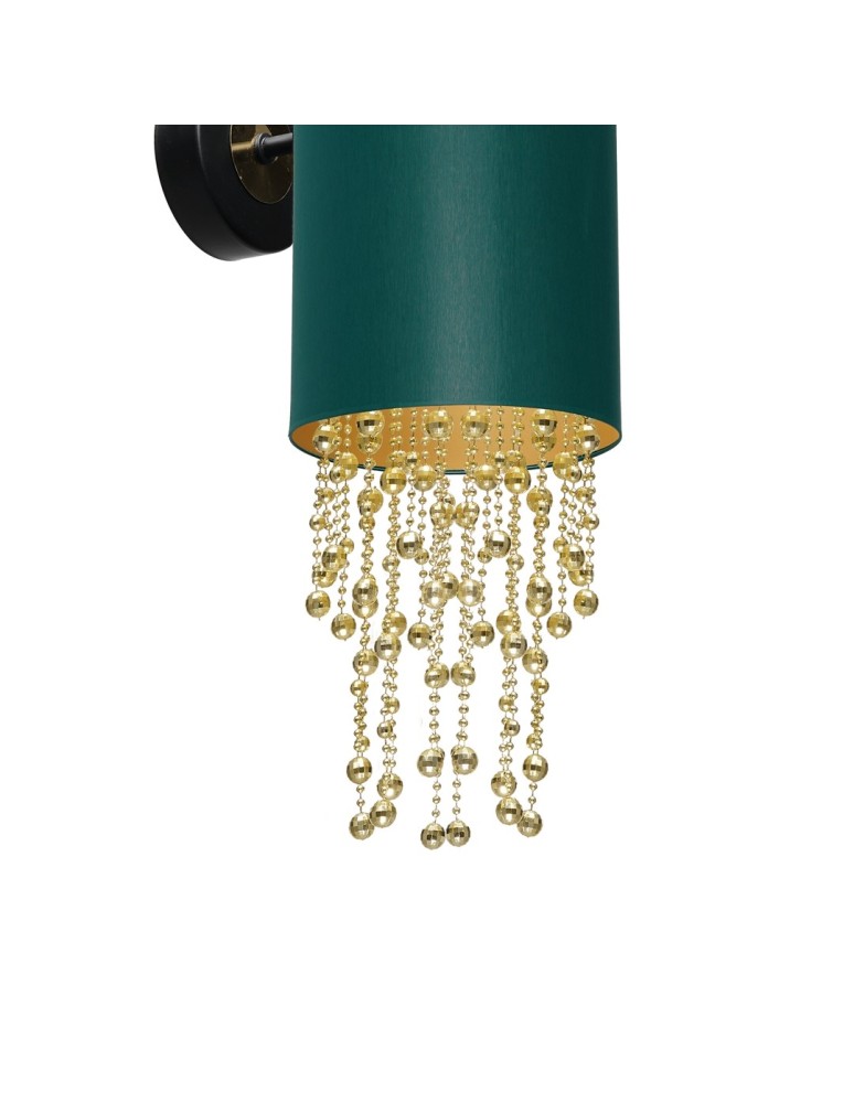 Milagro Kinkiet ALMERIA GREEN/GOLD 1xE27 MLP6448 Milagro Kinkiet ALMERIA GREEN/GOLD 1xE27 MLP6448
