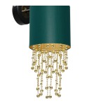 Milagro Kinkiet ALMERIA GREEN/GOLD 1xE27 MLP6448 Milagro Kinkiet ALMERIA GREEN/GOLD 1xE27 MLP6448