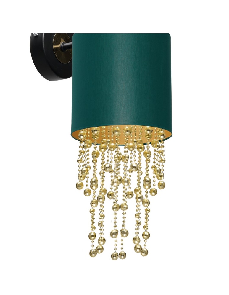 Milagro Kinkiet ALMERIA GREEN/GOLD 1xE27 MLP6448 Milagro Kinkiet ALMERIA GREEN/GOLD 1xE27 MLP6448