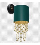 Milagro Kinkiet ALMERIA GREEN/GOLD 1xE27 MLP6448 Milagro Kinkiet ALMERIA GREEN/GOLD 1xE27 MLP6448