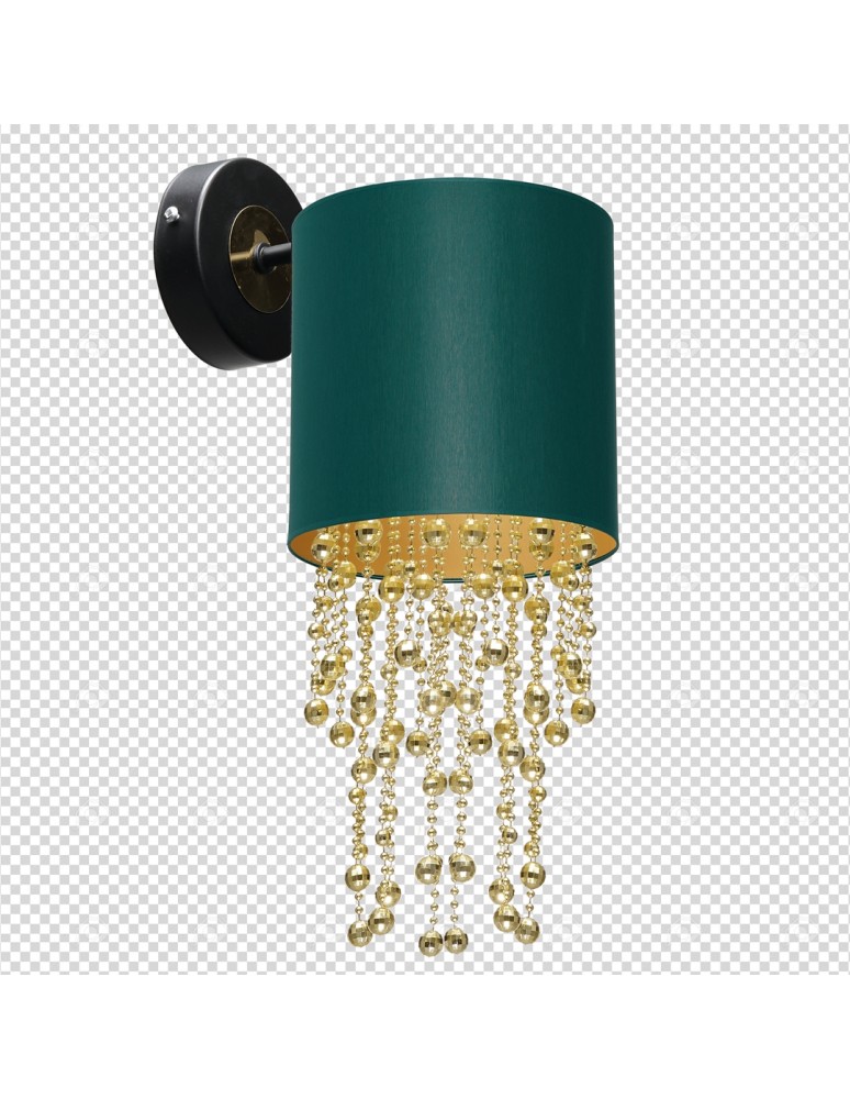 Milagro Kinkiet ALMERIA GREEN/GOLD 1xE27 MLP6448 Milagro Kinkiet ALMERIA GREEN/GOLD 1xE27 MLP6448