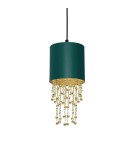 Milagro Lampa wisząca ALMERIA GREEN/GOLD 1xE27 MLP6449 Milagro Lampa wisząca ALMERIA GREEN/GOLD 1xE27 MLP6449