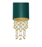 Milagro Lampa wisząca ALMERIA GREEN/GOLD 1xE27 MLP6449 Milagro Lampa wisząca ALMERIA GREEN/GOLD 1xE27 MLP6449