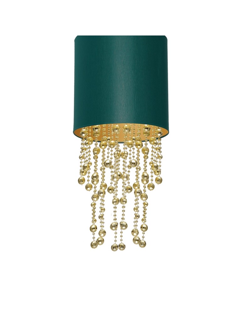 Milagro Lampa wisząca ALMERIA GREEN/GOLD 1xE27 MLP6449 Milagro Lampa wisząca ALMERIA GREEN/GOLD 1xE27 MLP6449