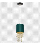 Milagro Lampa wisząca ALMERIA GREEN/GOLD 1xE27 MLP6449 Milagro Lampa wisząca ALMERIA GREEN/GOLD 1xE27 MLP6449