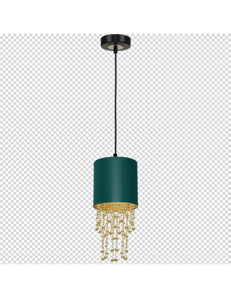Milagro Lampa wisząca ALMERIA GREEN/GOLD 1xE27 MLP6449 Milagro Lampa wisząca ALMERIA GREEN/GOLD 1xE27 MLP6449