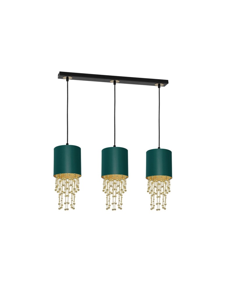 Milagro Lampa wisząca ALMERIA GREEN/GOLD 3xE27 MLP64500 Milagro Lampa wisząca ALMERIA GREEN/GOLD 3xE27 MLP64500