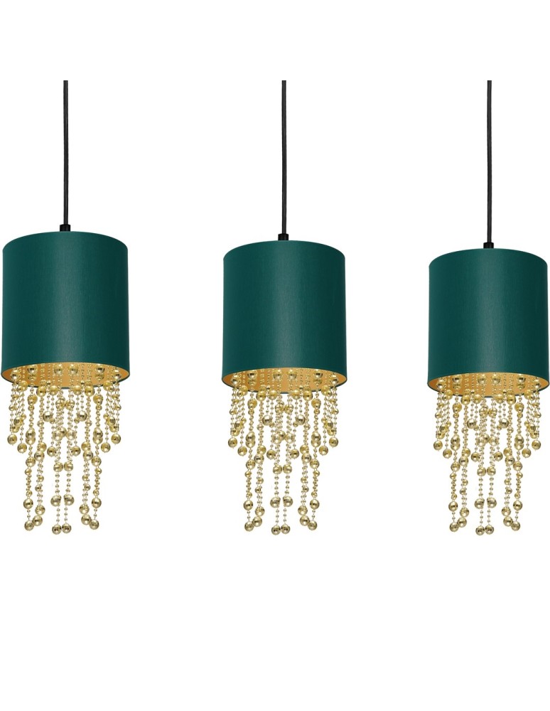 Milagro Lampa wisząca ALMERIA GREEN/GOLD 3xE27 MLP64500 Milagro Lampa wisząca ALMERIA GREEN/GOLD 3xE27 MLP64500