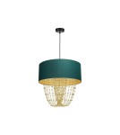 Milagro Lampa wisząca ALMERIA GREEN/GOLD 1xE27 MLP6452 Milagro Lampa wisząca ALMERIA GREEN/GOLD 1xE27 MLP6452