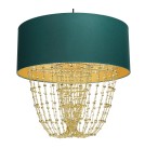 Milagro Lampa wisząca ALMERIA GREEN/GOLD 1xE27 MLP6452 Milagro Lampa wisząca ALMERIA GREEN/GOLD 1xE27 MLP6452