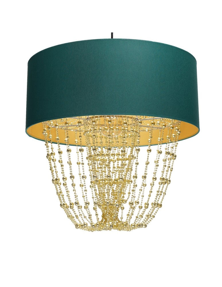 Milagro Lampa wisząca ALMERIA GREEN/GOLD 1xE27 MLP6452 Milagro Lampa wisząca ALMERIA GREEN/GOLD 1xE27 MLP6452