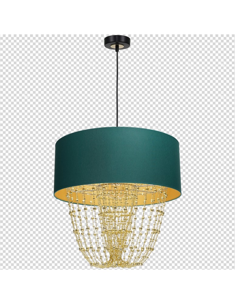Milagro Lampa wisząca ALMERIA GREEN/GOLD 1xE27 MLP6452 Milagro Lampa wisząca ALMERIA GREEN/GOLD 1xE27 MLP6452