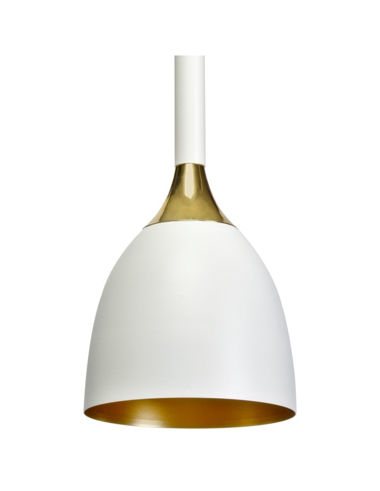 Milagro Lampa wisząca CLARK WHITE/GOLD 1xE27 MLP6219 Milagro Lampa wisząca CLARK WHITE/GOLD 1xE27 MLP6219