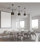 Milagro Lampa wisząca CLARK BLACK/GOLD 1xE27 MLP6221 Milagro Lampa wisząca CLARK BLACK/GOLD 1xE27 MLP6221