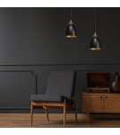 Milagro Lampa wisząca CLARK BLACK/GOLD 1xE27 MLP6221 Milagro Lampa wisząca CLARK BLACK/GOLD 1xE27 MLP6221