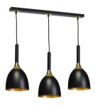 Milagro Lampa wisząca CLARK BLACK/GOLD 3xE27 MLP6222 Milagro Lampa wisząca CLARK BLACK/GOLD 3xE27 MLP6222