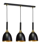 Milagro Lampa wisząca CLARK BLACK/GOLD 3xE27 MLP6222 Milagro Lampa wisząca CLARK BLACK/GOLD 3xE27 MLP6222
