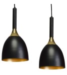 Milagro Lampa wisząca CLARK BLACK/GOLD 3xE27 MLP6222 Milagro Lampa wisząca CLARK BLACK/GOLD 3xE27 MLP6222