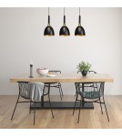 Milagro Lampa wisząca CLARK BLACK/GOLD 3xE27 MLP6222 Milagro Lampa wisząca CLARK BLACK/GOLD 3xE27 MLP6222